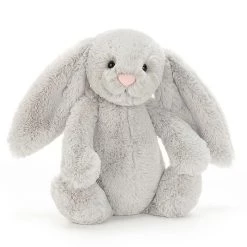 Jellycat Valentines Day Bashful Silver Bunny - Medium