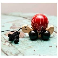 Maya Organic BABY & TODDLER GIFTS Fair Trade Wooden Tuttu Turtle - Green